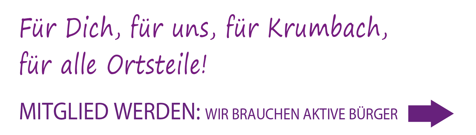 Werde aktiver Bürger: engeagiere Dich für das Leben vor Ort!